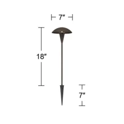 John Timberland Large Mushroom Bronze Finish LED Landscape Path Lights - Set Of 4 7 John Timberland Large Mushroom Bronze Finish LED Landscape Path Lights - Set Of 4 -Modern Lighting Store GUEST 02836d99 452b 49b6 ae3e 2066b94a40f6