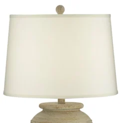 John Timberland Austin 28" Tall Jug Southwest Farmhouse Rustic Table Lamps Set Of 2 Sand Toned Ridged Finish Cream Shade Living Room Bedroom Bedside -Modern Lighting Store GUEST 033feddc d7ec 407f 9fed 7bf072f08c32