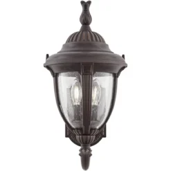 John Timberland Casa Sierra Rustic Vintage Outdoor Wall Light Fixture Bronze Upbridge 19 1/8" Clear Seedy Glass For Post Exterior Barn Deck House Yard 9 John Timberland Casa Sierra Rustic Vintage Outdoor Wall Light Fixture Bronze Upbridge 19 1/8" Clear Seedy Glass For Post Exterior Barn Deck House Yard -Modern Lighting Store GUEST 0bd6021b 3e00 4eb9 9f93 1658487a98f6