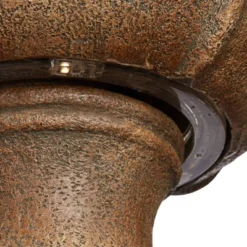 John Timberland Arosco Rustic 3 Tier Basin Outdoor Floor Water Fountain With LED Light 43" For Yard Garden Patio Home Deck Porch Exterior Balcony Roof -Modern Lighting Store GUEST 0dab35aa 6f03 4b22 964c b9fefb75d8e3