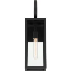 John Timberland Modern Outdoor Wall Light Fixture Deep Black 21" Clear Glass For Post Exterior Barn Deck House Porch Yard Patio 8 John Timberland Modern Outdoor Wall Light Fixture Deep Black 21" Clear Glass For Post Exterior Barn Deck House Porch Yard Patio -Modern Lighting Store GUEST 27362422 56d0 4027 8caa f3bf58ac015b