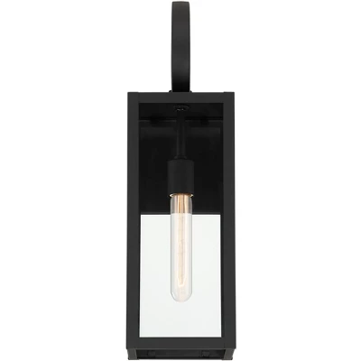 John Timberland Modern Outdoor Wall Light Fixture Deep Black 21" Clear Glass For Post Exterior Barn Deck House Porch Yard Patio 3 John Timberland Modern Outdoor Wall Light Fixture Deep Black 21" Clear Glass For Post Exterior Barn Deck House Porch Yard Patio - Image 3