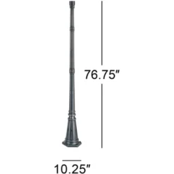 John Timberland Hepworth Vintage Post Light Pole And Cap Base Dark Bronze 76 3/4" For Exterior Barn Deck House Porch Yard Patio Home Garage Outside 6 John Timberland Hepworth Vintage Post Light Pole And Cap Base Dark Bronze 76 3/4" For Exterior Barn Deck House Porch Yard Patio Home Garage Outside -Modern Lighting Store GUEST 32ab79b1 bdd9 4cab 8344 f2a426b73bc4