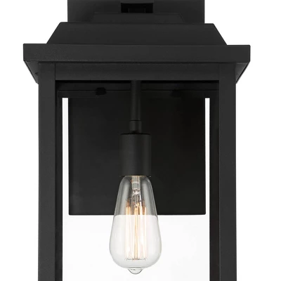 John Timberland Eastcrest Modern Outdoor Wall Light Fixture Textured Black 20 1/2" Clear Glass Panels For Post Exterior Barn Deck House Porch Patio 2 John Timberland Eastcrest Modern Outdoor Wall Light Fixture Textured Black 20 1/2" Clear Glass Panels For Post Exterior Barn Deck House Porch Patio - Image 2