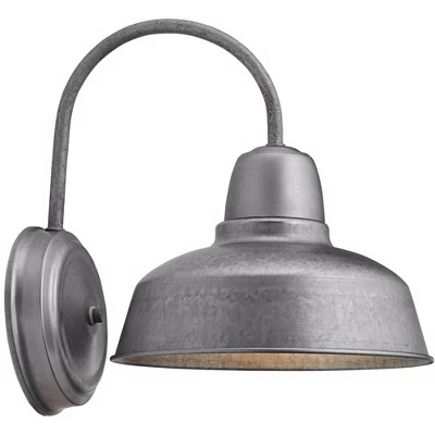 John Timberland Rustic Industrial Farmhouse Outdoor Barn Light Fixture Galvanized Gooseneck Arm 13" For Exterior Barn Deck House Porch Yard Patio Roof 4 John Timberland Rustic Industrial Farmhouse Outdoor Barn Light Fixture Galvanized Gooseneck Arm 13" For Exterior Barn Deck House Porch Yard Patio Roof - Image 4