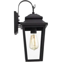 John Timberland Bellis Verde Modern Outdoor Wall Light Fixtures Set Of 2 Textured Black Lantern Frame 15 1/4" Clear Glass For Post Exterior 9 John Timberland Bellis Verde Modern Outdoor Wall Light Fixtures Set Of 2 Textured Black Lantern Frame 15 1/4" Clear Glass For Post Exterior -Modern Lighting Store GUEST 3b984034 2a09 4179 9147 f2e43c449633