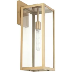 John Timberland Titan Modern Outdoor Wall Light Fixture Soft Gold 20 1/4" Clear Glass For Post Exterior Barn Deck House Porch Yard Posts Patio Home -Modern Lighting Store GUEST 446ae9d0 2f5a 4c76 a6a5 6c25b3382923