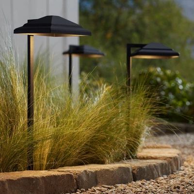John Timberland Basset 23" High Textured Black LED Landscape Path Light 6 John Timberland Basset 23" High Textured Black LED Landscape Path Light - Image 6