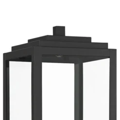 John Timberland Titan Modern Outdoor Post Light Mystic Black 21 3/4" Clear Glass Panels For Exterior Barn Deck House Porch Yard Patio Home Outside -Modern Lighting Store GUEST 48e3fd46 6afe 4ef0 b2a3 00099c77a2bd