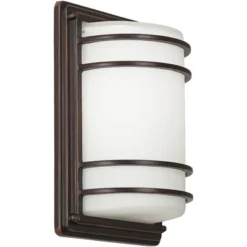 John Timberland Habitat Modern Outdoor Wall Light Fixture Rubbed Bronze 11" Opal Glass Shade For Post Exterior Barn Deck House Porch Yard Posts Patio -Modern Lighting Store GUEST 50b41648 13a5 42a6 9256 49e252625e5b 1