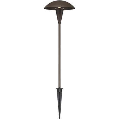John Timberland Large Mushroom Bronze Finish LED Landscape Path Lights - Set Of 4 2 John Timberland Large Mushroom Bronze Finish LED Landscape Path Lights - Set Of 4 - Image 2
