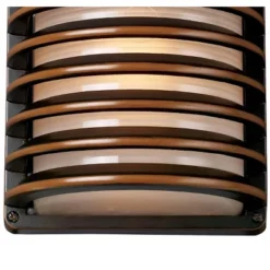 John Timberland Modern Industrial Outdoor Wall Light Fixture Rubbed Bronze Grid 10" Frosted Glass For Post Exterior Barn Deck House Porch Yard Patio -Modern Lighting Store GUEST 60ed5161 668c 42c4 94ed 8e33bb4f142f