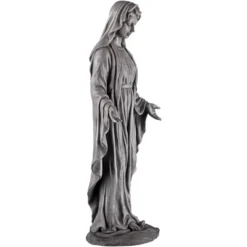 John Timberland Virgin Mary Statue Sculpture Decor Outdoor Garden Front Porch Patio Yard Outside Home Balcony Gray Stone Finish Ceramic 29" Tall 12 John Timberland Virgin Mary Statue Sculpture Decor Outdoor Garden Front Porch Patio Yard Outside Home Balcony Gray Stone Finish Ceramic 29" Tall -Modern Lighting Store GUEST 6474d4c5 69d4 46ab bb3c 5762e50700c1