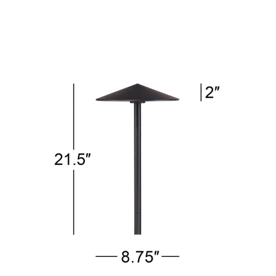 John Timberland Chesapeake 21 1/2"H Black LED Landscape Path Lights Set Of 2 4 John Timberland Chesapeake 21 1/2"H Black LED Landscape Path Lights Set Of 2 - Image 4