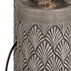 John Timberland Havara Rustic 3-Tier Cascading Columns Outdoor Floor Water Fountain With LED Light 26" For Yard Garden Patio Home Deck 11 John Timberland Havara Rustic 3-Tier Cascading Columns Outdoor Floor Water Fountain With LED Light 26" For Yard Garden Patio Home Deck -Modern Lighting Store GUEST 7b499458 2315 4b4e 911d 7d1c26d3cee6