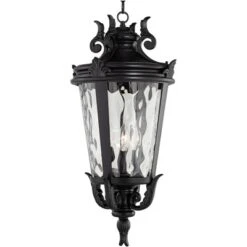 John Timberland Casa Marseille Rustic Outdoor Hanging Light Black Scroll 26 1/4" Clear Water Glass Damp Rated For Post Exterior Barn Deck House Porch 8 John Timberland Casa Marseille Rustic Outdoor Hanging Light Black Scroll 26 1/4" Clear Water Glass Damp Rated For Post Exterior Barn Deck House Porch -Modern Lighting Store GUEST 85156691 a172 4a3f ac09 0e9689957f62