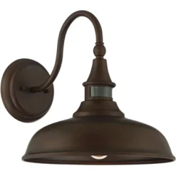 John Timberland Gough Rustic Farmhouse Outdoor Barn Light Fixtures Set Of 2 Bronze Dusk To Dawn Motion Sensor Dark Sky 12 1/2" For Post Exterior Deck -Modern Lighting Store GUEST 85fe6184 8635 43cb beb1 ae3a541aa6eb