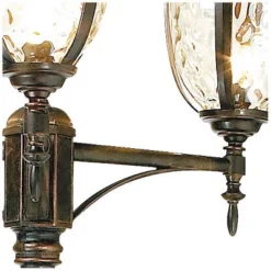 John Timberland Bellagio Vintage Outdoor Post Light Veranda Bronze 3-Light Street Lantern 96" Clear Hammered Glass For Exterior Barn Deck House Porch -Modern Lighting Store GUEST 8a0e5387 c8a2 49e9 bb7e 667529cd608e