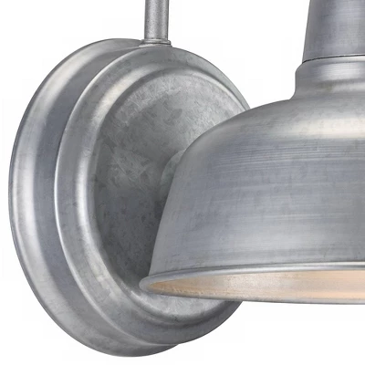 John Timberland Rustic Outdoor Wall Light Fixture Urban Barn Galvanized 11 1/4" Sconce For House Farmhouse Deck Porch Patio 3 John Timberland Rustic Outdoor Wall Light Fixture Urban Barn Galvanized 11 1/4" Sconce For House Farmhouse Deck Porch Patio - Image 3
