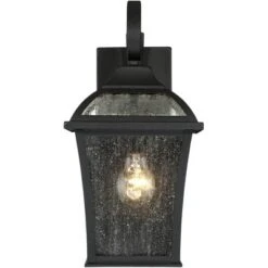 John Timberland Mosconi Rustic Outdoor Wall Lights Fixture Set Of 2 Textured Black 15" Clear Seedy Glass For Post Exterior Barn Deck House Porch Yard 10 John Timberland Mosconi Rustic Outdoor Wall Lights Fixture Set Of 2 Textured Black 15" Clear Seedy Glass For Post Exterior Barn Deck House Porch Yard -Modern Lighting Store GUEST 98183f82 7ac4 40c9 aa69 7bc55ba216d4