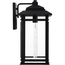 John Timberland North House Mission Outdoor Wall Light Fixture Matte Black Metal 19" Clear Glass For Post Exterior Barn Deck House Porch Yard Patio 12 John Timberland North House Mission Outdoor Wall Light Fixture Matte Black Metal 19" Clear Glass For Post Exterior Barn Deck House Porch Yard Patio -Modern Lighting Store GUEST 9be3aa87 16ba 4092 91d5 19e3f94acc83
