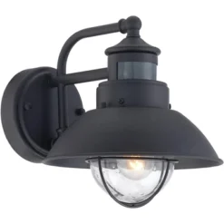 John Timberland Oberlin Rustic Farmhouse Outdoor Barn Light Fixture Black Dusk To Dawn Motion Sensor 9" Clear Seedy Glass For Exterior Deck House Yard 9 John Timberland Oberlin Rustic Farmhouse Outdoor Barn Light Fixture Black Dusk To Dawn Motion Sensor 9" Clear Seedy Glass For Exterior Deck House Yard -Modern Lighting Store GUEST a0b2ecb8 7b4a 4569 b900 9079029ff3e5