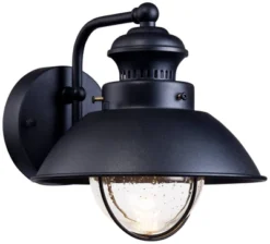 John Timberland Industrial Outdoor Wall Light Fixtures Set Of 2 Black Metal LED 8" Seedy Glass For Exterior Barn Deck House Porch -Modern Lighting Store GUEST a4a2ee77 64ed 4f1d a4d7 4b995324928c