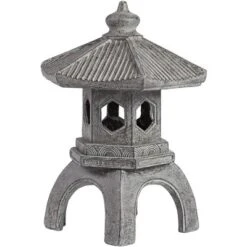 John Timberland Pagoda Statue Sculpture Garden Decor Indoor Outdoor Front Porch Patio Yard Outside Home Balcony Old Faux Stone Finish 16 1/2" Tall 9 John Timberland Pagoda Statue Sculpture Garden Decor Indoor Outdoor Front Porch Patio Yard Outside Home Balcony Old Faux Stone Finish 16 1/2" Tall -Modern Lighting Store GUEST a56695ec 3ab0 402e 9f27 02b797e5722b