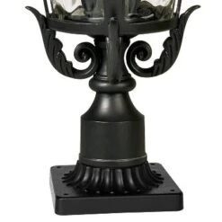 John Timberland Casa Marseille Vintage Outdoor Post Light Textured Black With Pier Mount 29" Clear Hammered Glass For Exterior Barn Deck House Porch 6 John Timberland Casa Marseille Vintage Outdoor Post Light Textured Black With Pier Mount 29" Clear Hammered Glass For Exterior Barn Deck House Porch -Modern Lighting Store GUEST a70b5397 95b7 410c 95e9 c6d8426ddf27