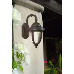 John Timberland Casa Sierra Rustic Vintage Outdoor Wall Light Fixture Bronze Downbridge 14 1/2" Clear Seedy Glass For Post Exterior Barn Deck House 5 John Timberland Casa Sierra Rustic Vintage Outdoor Wall Light Fixture Bronze Downbridge 14 1/2" Clear Seedy Glass For Post Exterior Barn Deck House -Modern Lighting Store GUEST aef7154f b54d 4b19 9793 da524a53284b