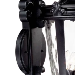 John Timberland Casa Marseille Vintage Rustic Outdoor Wall Light Fixture Textured Black Scroll 31" Clear Hammered Glass For Post Exterior Barn Deck -Modern Lighting Store GUEST afc3fa1a 7037 437b a91a 4fab73d0a816