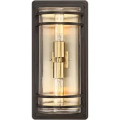 John Timberland Habitat Modern Outdoor Wall Light Fixture Bronze Warm Brass 16" Clear Glass For Post Exterior Barn Deck House Porch Yard Patio Home 10 John Timberland Habitat Modern Outdoor Wall Light Fixture Bronze Warm Brass 16" Clear Glass For Post Exterior Barn Deck House Porch Yard Patio Home -Modern Lighting Store GUEST b00b08a9 d0e7 4c9e b16f 806ceb1be72c