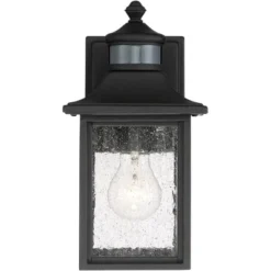 John Timberland Moray Bay Mission Outdoor Wall Light Fixture Black Motion Sensor Dusk To Dawn 11 1/2" Seedy Glass For Post Exterior Barn Deck House 10 John Timberland Moray Bay Mission Outdoor Wall Light Fixture Black Motion Sensor Dusk To Dawn 11 1/2" Seedy Glass For Post Exterior Barn Deck House -Modern Lighting Store GUEST c2cc14fc ac8f 4d47 8f76 380a953abd59