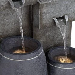 John Timberland Mendit Rustic Cascading 2-Jar Outdoor Wall Floor Water Fountain With LED Light 29" For Yard Garden Patio Home Deck Lawn 12 John Timberland Mendit Rustic Cascading 2-Jar Outdoor Wall Floor Water Fountain With LED Light 29" For Yard Garden Patio Home Deck Lawn -Modern Lighting Store GUEST c7415e8d 0611 4811 ac8a db4d50451244