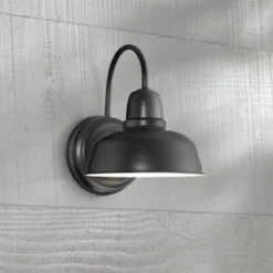 John Timberland Urban Barn Rustic Industrial Farmhouse Outdoor Wall Light Fixtures Set Of 2 Black Gooseneck Arm 11 1/4" For Post Exterior Barn Deck 15 John Timberland Urban Barn Rustic Industrial Farmhouse Outdoor Wall Light Fixtures Set Of 2 Black Gooseneck Arm 11 1/4" For Post Exterior Barn Deck -Modern Lighting Store GUEST c967e8ac 8e5d 43da 93ab 6fddf5d3018c