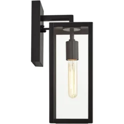 John Timberland Modern Outdoor Wall Light Fixture Mystic Black 14 1/4" Clear Glass Panel For Exterior Barn Deck House Porch Yard Patio Outside Garage 12 John Timberland Modern Outdoor Wall Light Fixture Mystic Black 14 1/4" Clear Glass Panel For Exterior Barn Deck House Porch Yard Patio Outside Garage -Modern Lighting Store GUEST cb7992f8 064e 41c2 956c b88f14840c53