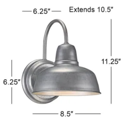 John Timberland Rustic Outdoor Wall Light Fixture Urban Barn Galvanized 11 1/4" Sconce For House Farmhouse Deck Porch Patio 12 John Timberland Rustic Outdoor Wall Light Fixture Urban Barn Galvanized 11 1/4" Sconce For House Farmhouse Deck Porch Patio -Modern Lighting Store GUEST cc847800 f821 4ccf 8e96 422fbd772ace