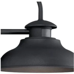 John Timberland Midland Industrial Outdoor Wall Light Fixture Black Motion Sensor Dusk To Dawn 9" For Post Exterior Barn Deck House Porch Yard Patio -Modern Lighting Store GUEST cf115619 5f47 4dc8 9e29 54151a3c5f06