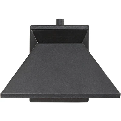 John Timberland Whatley Modern Outdoor Wall Light Fixture Black LED 6 1/4" Metal Shade For Post Exterior Barn Deck House Porch Yard Posts Patio Home 3 John Timberland Whatley Modern Outdoor Wall Light Fixture Black LED 6 1/4" Metal Shade For Post Exterior Barn Deck House Porch Yard Posts Patio Home - Image 3