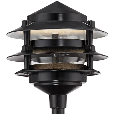 John Timberland Pagoda Black 9-Piece LED Complete Outdoor Landscape Lighting Set 2 John Timberland Pagoda Black 9-Piece LED Complete Outdoor Landscape Lighting Set - Image 2