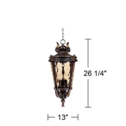 John Timberland Casa Marseille Vintage Rustic Outdoor Hanging Light Veranda Bronze Scroll 26 1/4" Champagne Water Glass For Post Exterior Barn Deck -Modern Lighting Store GUEST debdd91a 03c5 4e7b 8e6f 2d0e47242c81