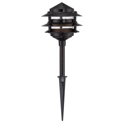 John Timberland Pagoda Black 10-Piece Outdoor LED Landscape Lighting Set 1 John Timberland Pagoda Black 10-Piece Outdoor LED Landscape Lighting Set
