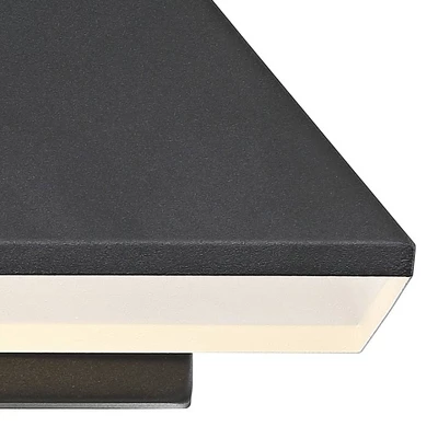 John Timberland Whatley Modern Outdoor Wall Light Fixture Black LED 6 1/4" Metal Shade For Post Exterior Barn Deck House Porch Yard Posts Patio Home 2 John Timberland Whatley Modern Outdoor Wall Light Fixture Black LED 6 1/4" Metal Shade For Post Exterior Barn Deck House Porch Yard Posts Patio Home - Image 2