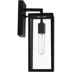 John Timberland Titan Modern Outdoor Wall Light Fixture Mystic Black Dusk To Dawn 14" Clear Glass For Post Exterior Barn Deck House Porch Yard Patio -Modern Lighting Store GUEST ff2d3d10 15c4 4af6 8062 b246482a788a